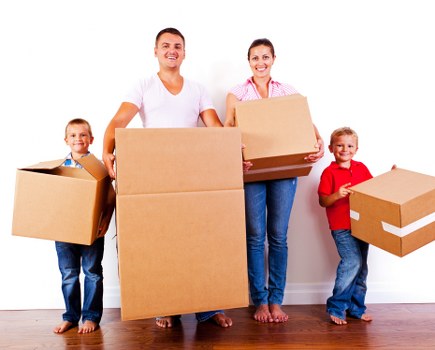 Movers preparing a home removal in Freezywater