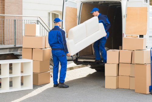 Commercial furniture pick-up for an office in Freezywater