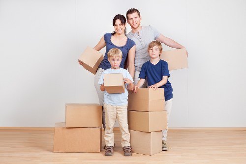 Customer booking a man and van transport service